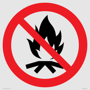 Prohibition: No campfire